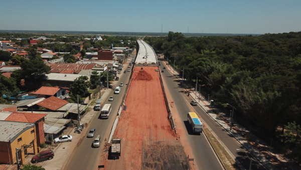 Corredor Vial Botánico: avanza obras para la rampa de descenso del viaducto de 1.340 metros | .::Agencia IP::.