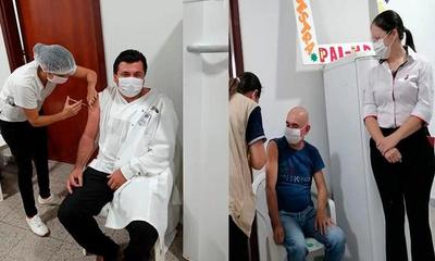 Covid-19; Inician vacunación a trabajadores de la salud en el departamento del Caaguazú – Prensa 5