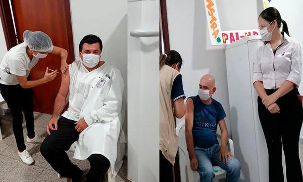 Covid-19; Inician vacunación a trabajadores de la salud en el departamento del Caaguazú – Prensa 5