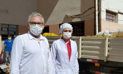 Entregan insumos y alimentos al Hospital de Caazapá - Noticiero Paraguay