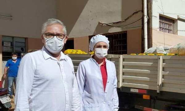 Entregan insumos y alimentos al Hospital de Caazapá - Noticiero Paraguay