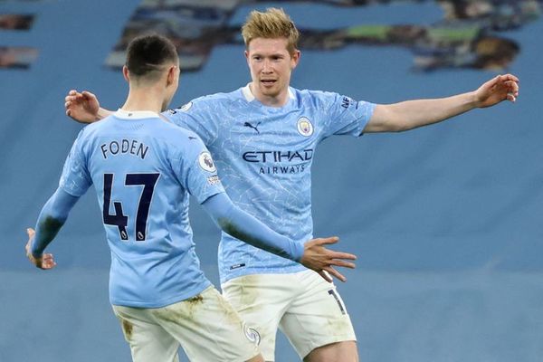 El Manchester City goleó y está camino al título - Fútbol - ABC Color
