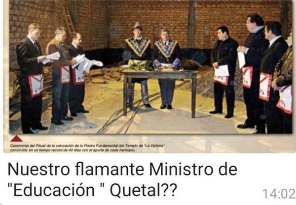 La Masoneria ha rodeado al Presidente