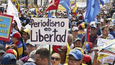 Solo en febrero la ONG venezolana Espacio Público reportó 38 violaciones a la libertad de expresión