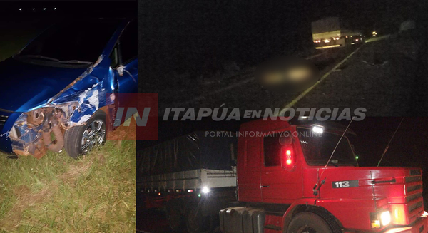 CAMIONERO FALLECIÓ TRAS SER ARROLLADO EN BELLA VISTA.