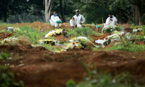 Nuevo récord de muertes por Covid-19 en Brasil: pasó las 2.280 en un día - ADN Digital
