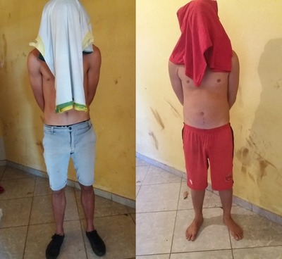 Atrapan a dos delincuentes en Juan León Mallorquín
