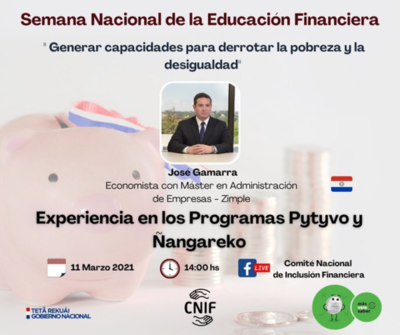 Expondrán este jueves sobre subsidios del Gobierno en Semana de Educación Financiera | .::Agencia IP::.