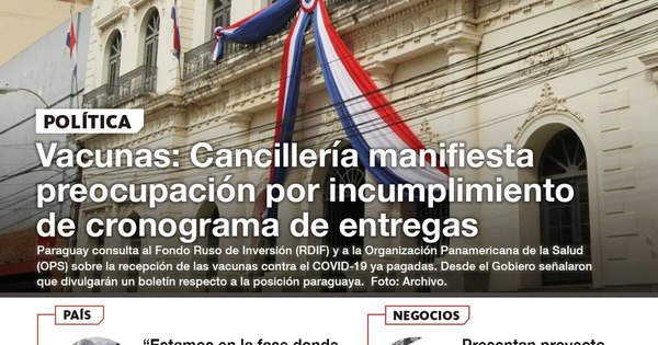 La Nación / LN PM: Las noticias más relevantes de la siesta del 11 de marzo