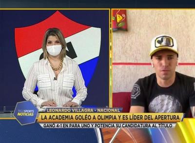 Leonardo Villagra destaca el buen momento de Nacional