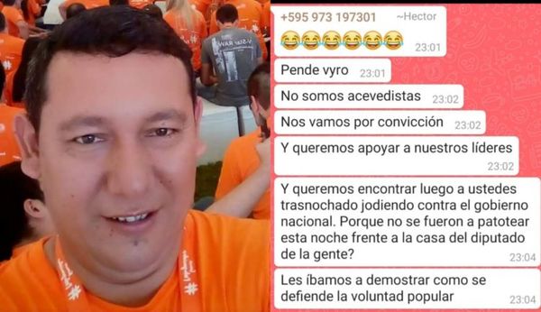Capachão desafía a manifestantes que están en contra de Marito y Juancho Acosta