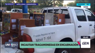 Diario HOY | Incautan máquinas tragamonedas de varios locales en la ciudad de Encarnación