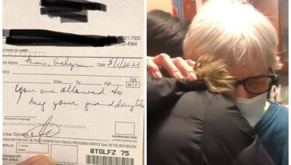 Emotiva receta de una doctora a una abuela tras recibir la vacuna COVID-19