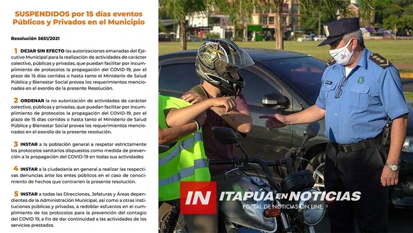 AGENTES DE TRÁNSITO AUMENTARÁN CONTROLES ANTE EMERGENCIA SANITARIA EN ENCARNACIÓN.