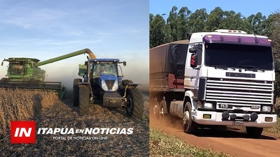 SIGUE OPERATIVO COSECHA SEGURA EN ITAPÚA, INVESTIGAN DOS HECHOS DE ROBO DE GRANOS.