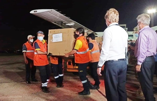 Paraguay recibió otras 3.000 dosis de vacunas contra el coronavirus