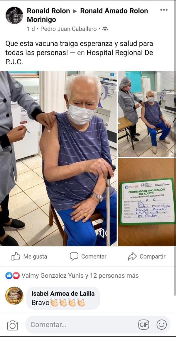 Denuncian mala distribución de vacunas contra el COVID-19 en PJC - Nacionales - ABC Color