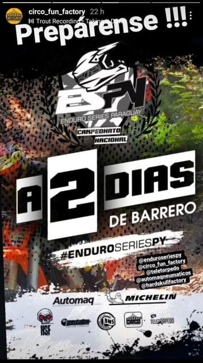 Suspenden el campeonato nacional de enduro - Nacionales - ABC Color