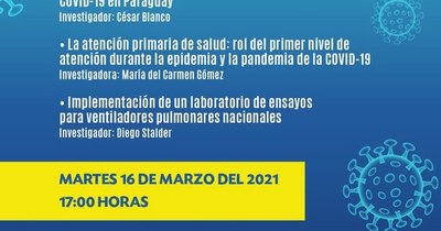 La Nación / Seminarios de proyectos sobre avances en covid-19