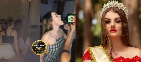 Crónica / (VIDEO) Miss aclara que no la rajaron por video donde le bajaba al chupi
