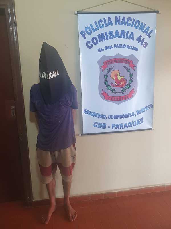 Sujeto fue preso por agredir a su esposa