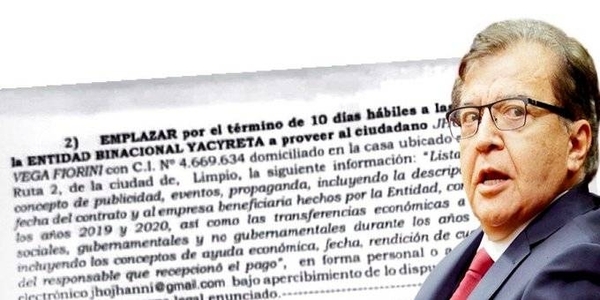 Diario HOY | Nicanor, con los días contados para entregar información pública