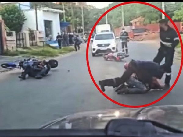 Policías sobrepasados detienen a sospechosos con ayuda de vecinos