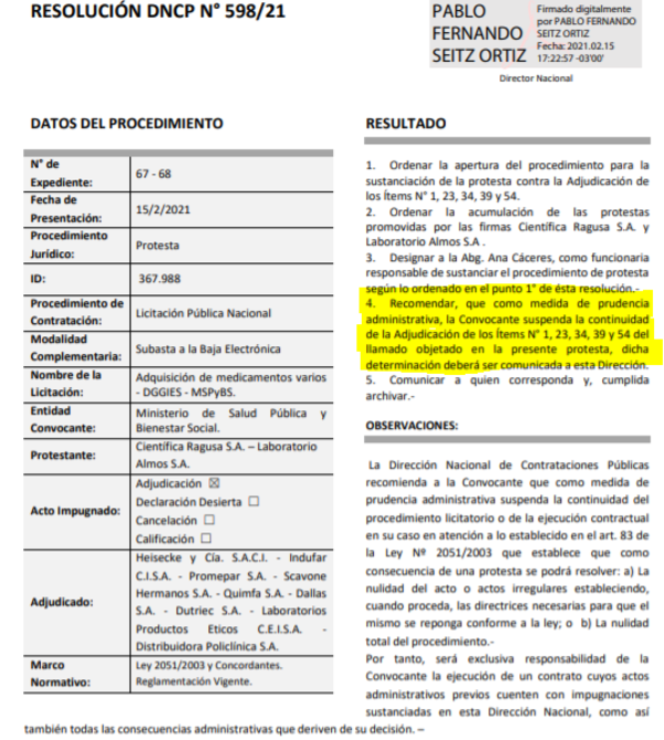 Suspenden compras de Salud por irregularidades