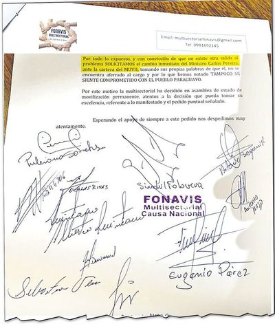 SAT divididos ante gestión de US$ 47 millones del MUVH - Nacionales - ABC Color