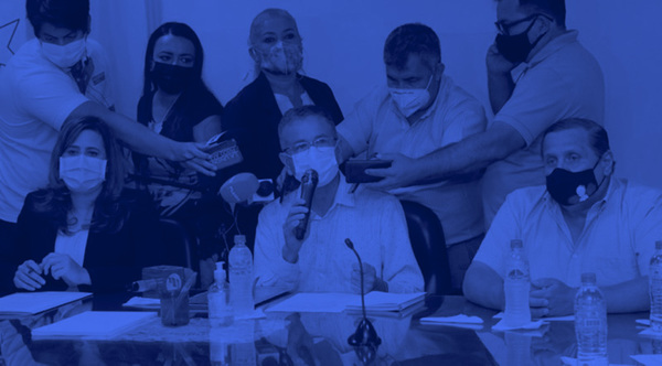 Presentan Libelo Acusatorio en la sede del PLRA para Juicio Político a Abdo y Velázquez. | OnLivePy