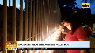 Encienden velas en homenaje a fallecidos por COVID - ABC Noticias - ABC Color