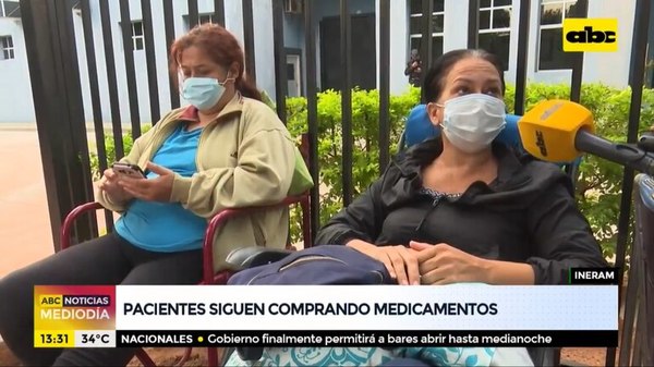 Familiares de pacientes del Ineram siguen comprando insumos, aunque ya no los fármacos más costosos - Nacionales - ABC Color