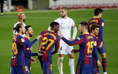 Barcelona golea a Huesca