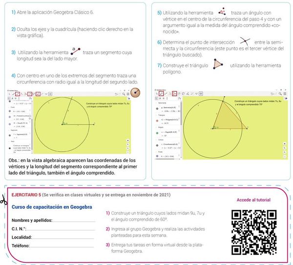 Construcción de triángulos con Geogebra - Escolar - ABC Color