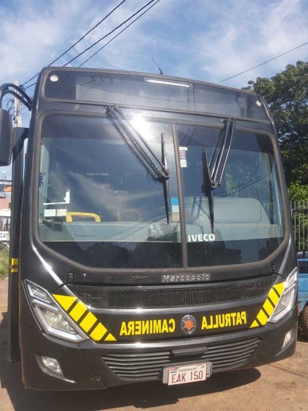 Este será el itinerario de los buses de la Patrulla Caminera para el traslado de la ciudadanía | Ñanduti