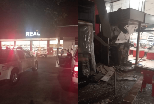 Delincuentes hicieron explotar y robaron dos cajeros automáticos - Noticiero Paraguay