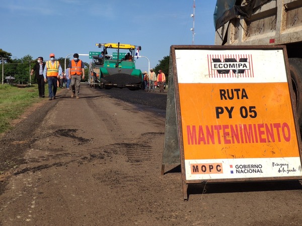 Ruta PY05: tramo Concepción – Yby Yaú supera el 35% de avance ejecutado | .::Agencia IP::.