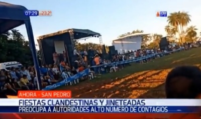 San Pedro: Pese a restricciones, realizan jineteada y fiesta clandestina