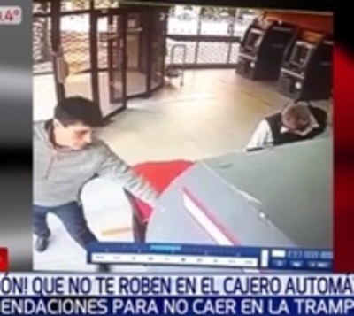 Ojo con esta forma de robar en cajeros que se utiliza en otros países - Paraguay.com