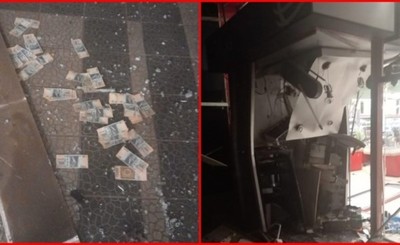 Explotan y roban dos cajeros automáticos dentro de un supermercado