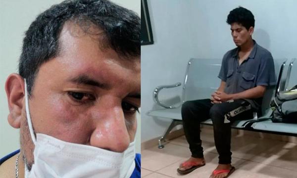 Hombre fue golpeado por un limpiavidrios - Noticiero Paraguay