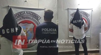 DETIENEN A GUARDIA DE SEGURIDAD POR SUPUESTAS COMPRAS CON TARJETAS AJENAS EN LA CAPITAL.