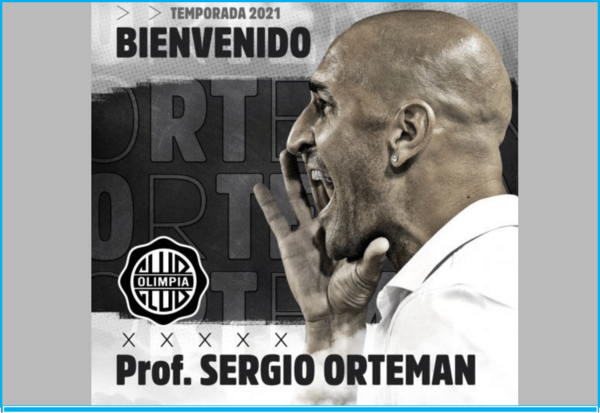 Sergio Orteman, nuevo técnico de Olimpia