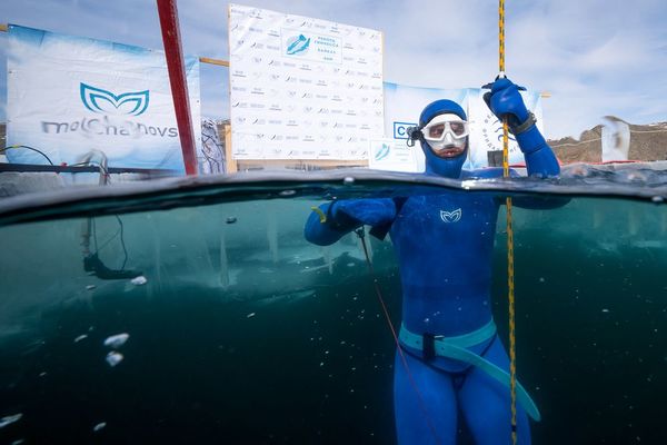 ¿Por qué una persona se sumergiría a 80 metros de profundidad en aguas glaciales?