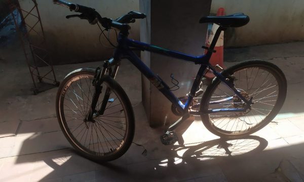 Detienen a presuntos ladrones y recuperan bicicleta hurtada
