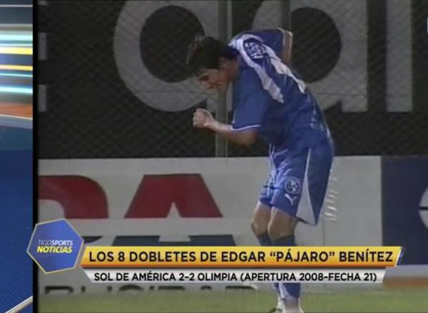 Las veces que Édgar Benítez marcó dos goles en un partido