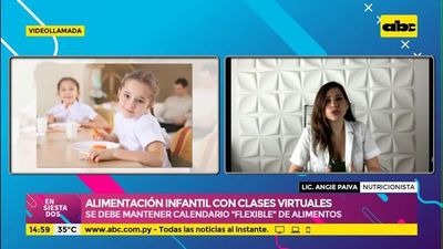 Alimentación infantil con clases virtuales - Ensiestados - ABC Color