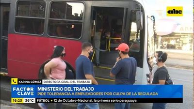 Ministerio del Trabajo pide tolerancia a empleadores por culpa de la regulada - Factor Clave - ABC Color