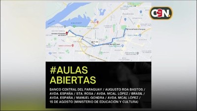 Convocan a marcha contra la suspensión de las clases presenciales - C9N