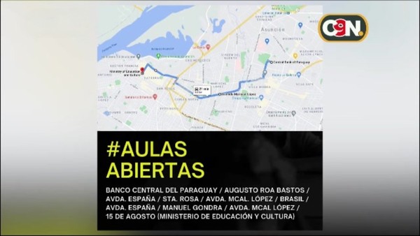 Convocan a marcha contra la suspensión de las clases presenciales - C9N